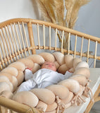 2 in1 Babynest Zopf beige